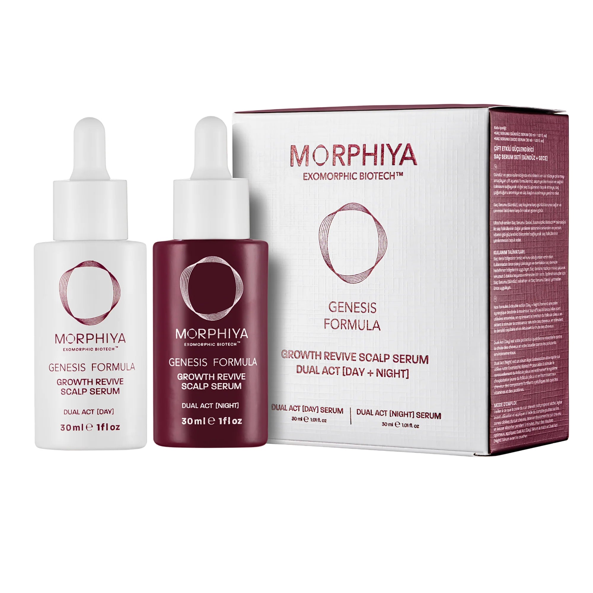 MORPHIYA EXOMORPHIC BIOTECH™ GENESIS FORMULA Serum voor hoofdhuidgroei